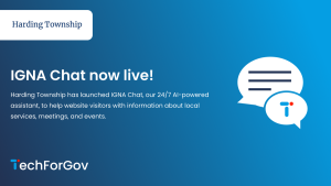 TechForGov Deploys IGNA Chat for Harding Township